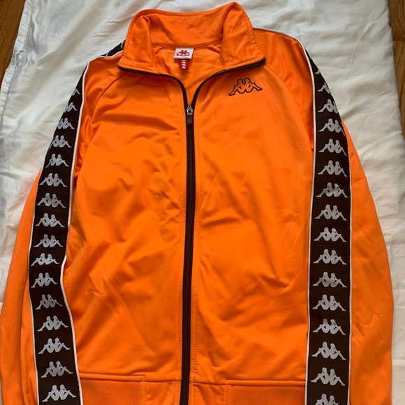 orange kappa track jacket